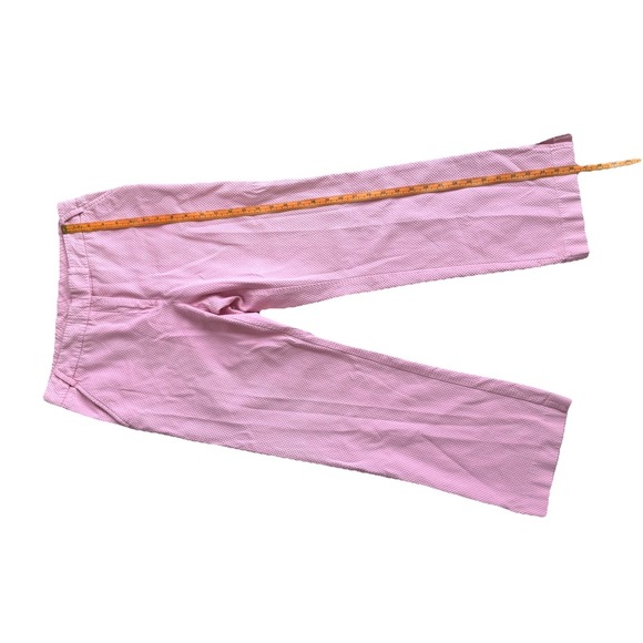 Lilly Pulitzer White Label Pink Wide Leg Pants Women's Size 8 Seersucker - Picture 7 of 8